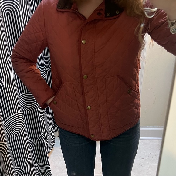 Women’s Lands’ End quilted barn coat - Picture 4 of 5